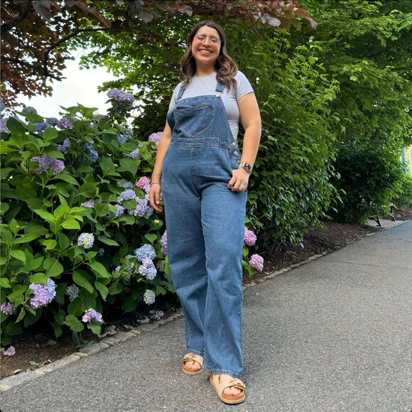 Denim Blue Jumpsuit - Picture 1 of 4